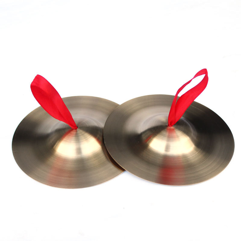 Orff metalni činel za djecu — udarni instrument, par, uzrast 4–6 godina