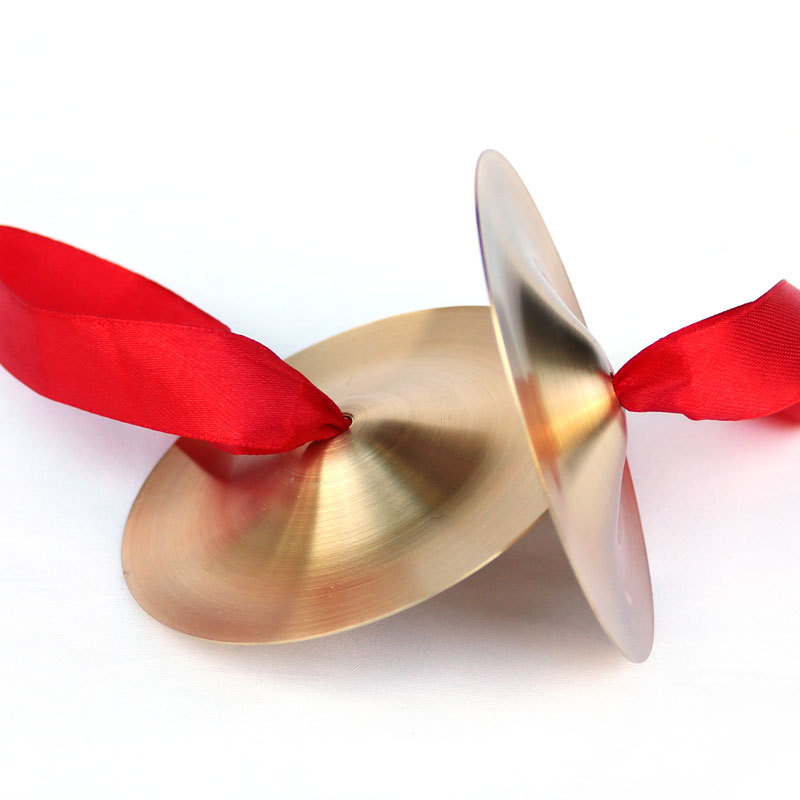 Orff metalni činel za djecu — udarni instrument, par, uzrast 4–6 godina