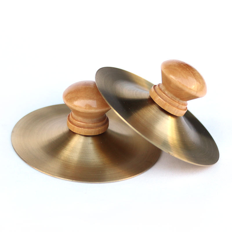 Orff metalni činel za djecu — udarni instrument, par, uzrast 4–6 godina