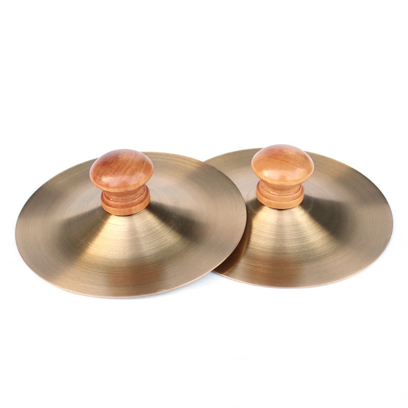 Orff metalni činel za djecu — udarni instrument, par, uzrast 4–6 godina