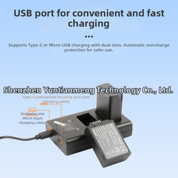 RINGTEAM NP-W126 nabíjacia dokovacia stanica pre Fuji XT3 – Micro USB/Type-C rozhranie
