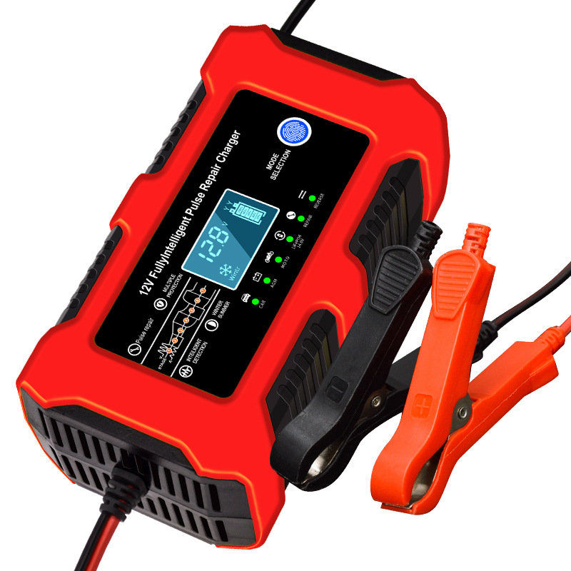 Punjač baterija za automobile i motocikle, serija QS12V10AHP, ulaz AC100-240V, izlaz DC12V10A, CE/FCC/ROHS certifikati