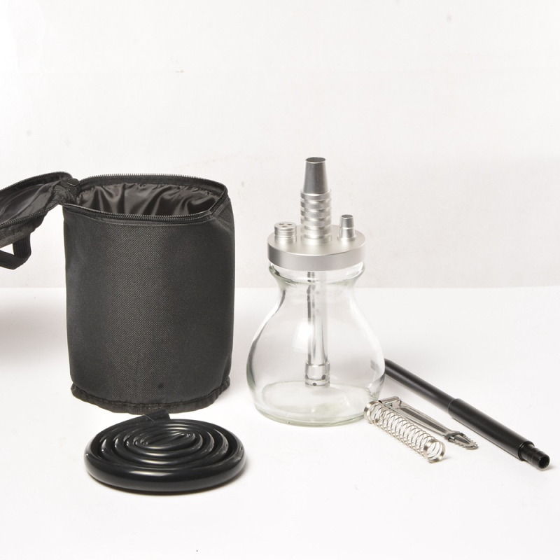 Staklena set za nargilu – Xisa, moderni minimalistički stil, vjetro otporan, print loga dostupan, model 9874-89, 12 komada