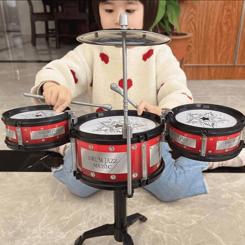 Dječji 5-dijelni bubnjarski set, model 985, glazbeni instrument igračka