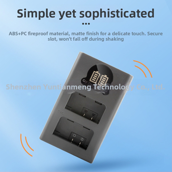 RINGTEAM DL-FW50 USB dvojzásuvový nabíjač pre NP-FW50 batérie, kompatibilný so Sony A7M2, A7S II a A6500