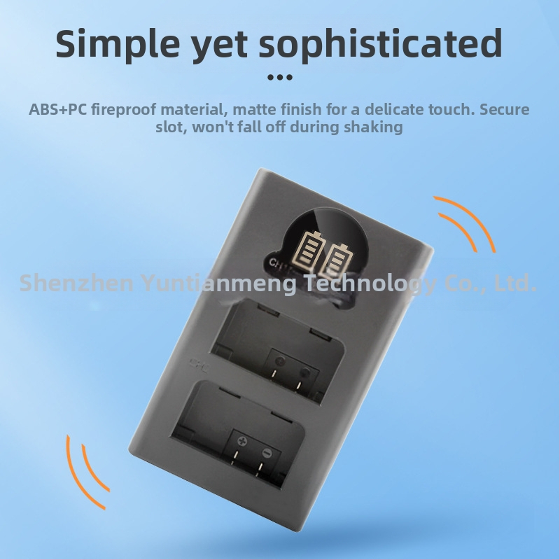 RINGTEAM DL-FW50 USB dvojzásuvový nabíjač pre NP-FW50 batérie, kompatibilný so Sony A7M2, A7S II a A6500