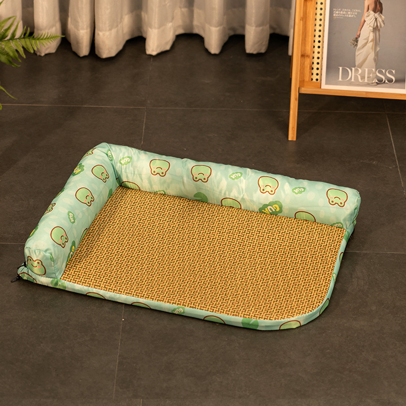 Котешки летен охлаждащ мат Glan — сваляем и изпиращ се, материал: спондж