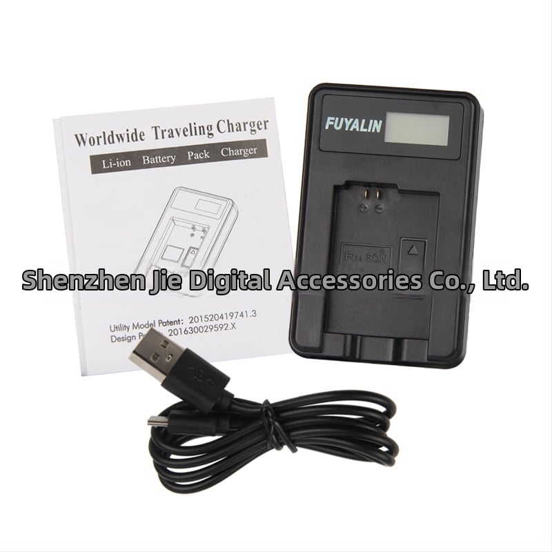 FUYALIN LCD1 FW50 USB зарядно за NP-FW50 батерия за Sony A7, A7 II, A7R II, A5100, A6000, A5000