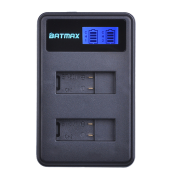 Двоено зарядно за батерии за GoPro Hero5-8, BATMAX AHDBT-501, Micro USB интерфейс