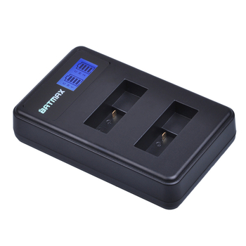 Двоено зарядно за батерии за GoPro Hero5-8, BATMAX AHDBT-501, Micro USB интерфейс