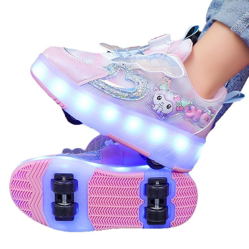 Dječje Heelys tenisice s dva kotačića od PU, marka With Hope