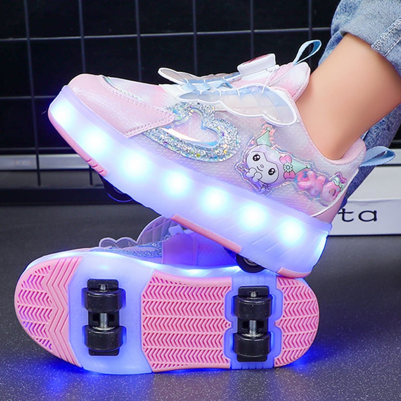 Dječje Heelys tenisice s dva kotačića od PU, marka With Hope