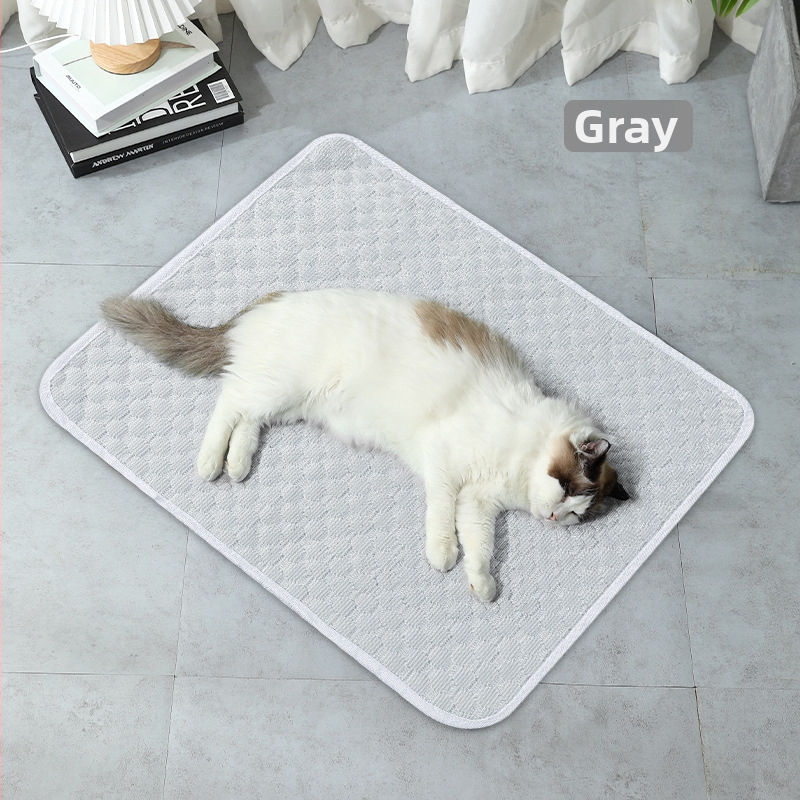 Охлаждащ мат за котки — плат, подложка за сядане, гнездо/клетка за домашни любимци (Материал: плат; Категория: подложка за сядане; Подходящ за: котки; Категория на продукта: гнездо/клетка за домашни любимци; Бранд: директна продажба)