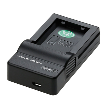 USB зарядно за NP-FW50 батерии с едно гнездо, съвместимо със Sony A7R II, A7 II, ZV-E10 и A6300