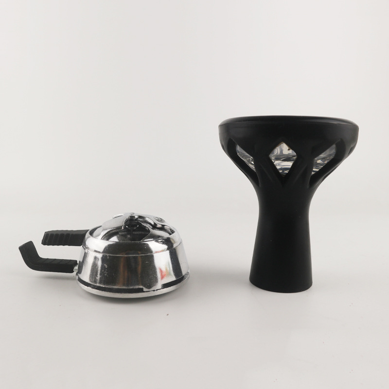 Hookah otporan na vjetar posuda za ugljen – metalna, Model ZGYK045, Višekratno upotrebljiva, Prilagodljiva