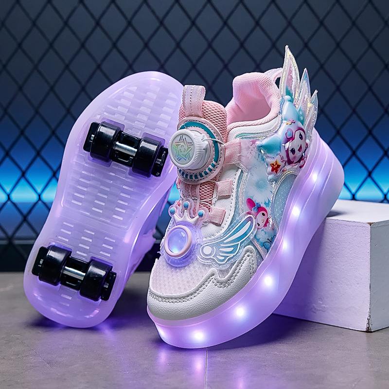 Heelys για παιδιά, με δύο τροχούς, PU τροχοί, μάρκα Beautiful danqing