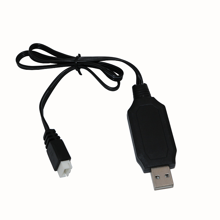 USB kabel za punjenje za 7.4V 3-pinski balansirani punjač za RC modele zrakoplova/ RC auta, 2S Li baterija, izlaz 800mA