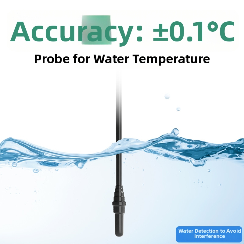 Voden termometar od PC kućišta; mjeri temperaturu vode; tip sonde za ulaz; točnost ±0,1°C