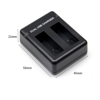 GoPro Hero 5 двойно зарядно AHDBT-501 — Micro USB и USB-C интерфейси