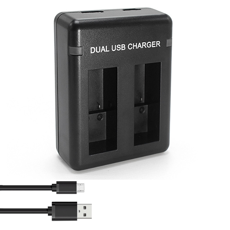 GoPro Hero 5 двойно зарядно AHDBT-501 — Micro USB и USB-C интерфейси