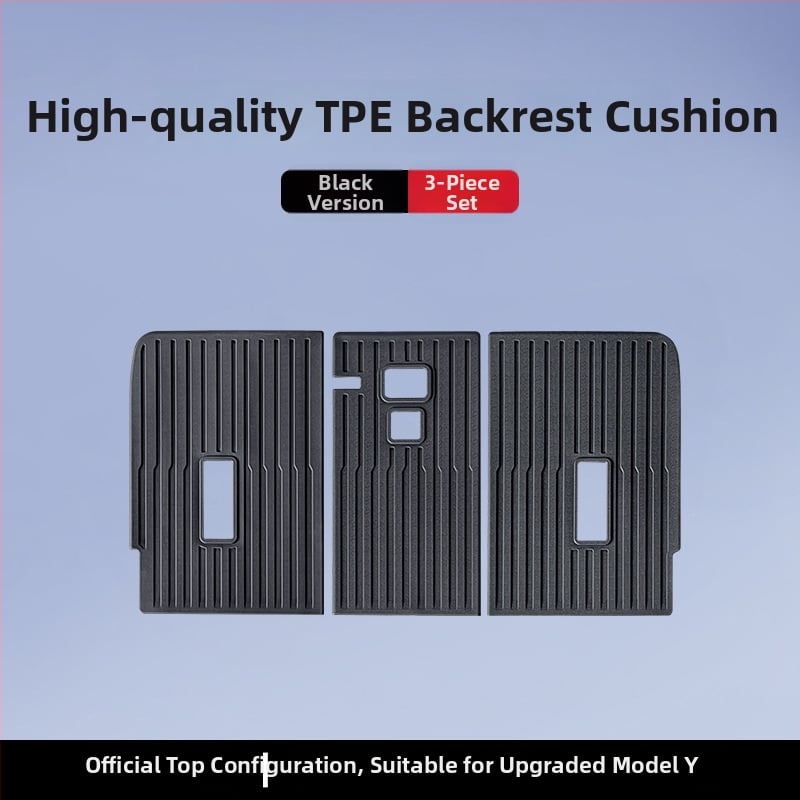 Tesla Model 3/Y εμπρός και πίσω χαλιά πορτ-παγκάζ – TPE, ειδικά για το μοντέλο, χωρίς λογότυπο