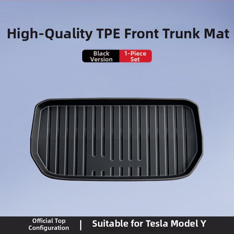 Tesla Model 3/Y εμπρός και πίσω χαλιά πορτ-παγκάζ – TPE, ειδικά για το μοντέλο, χωρίς λογότυπο
