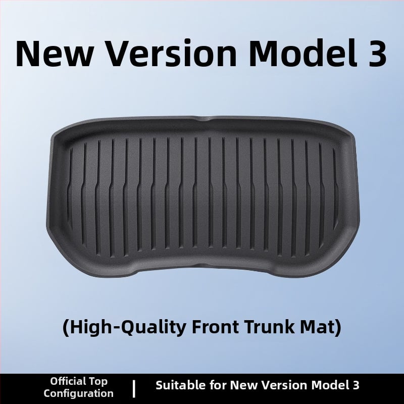 Tesla Model 3/Y εμπρός και πίσω χαλιά πορτ-παγκάζ – TPE, ειδικά για το μοντέλο, χωρίς λογότυπο