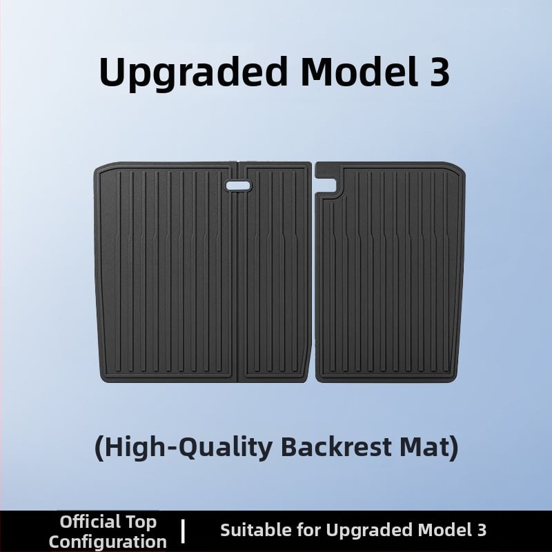 Tesla Model 3/Y εμπρός και πίσω χαλιά πορτ-παγκάζ – TPE, ειδικά για το μοντέλο, χωρίς λογότυπο