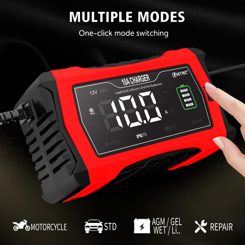 HTRC punjač baterija – ulaz 100–240V, izlaz DC29.4V, FCC potvrda