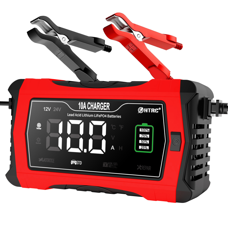 HTRC punjač baterija – ulaz 100–240V, izlaz DC29.4V, FCC potvrda