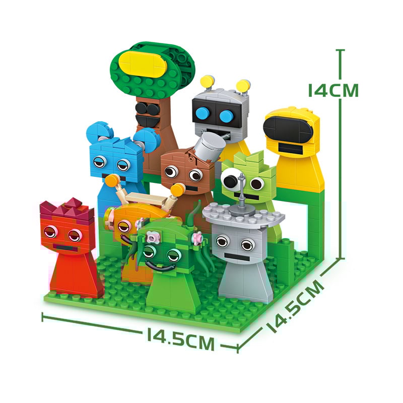 ABS műanyag építőblokkok készlete ritmikus sakkfigurákkal és minifigurákkal, zenei doboz és kotta játék, 200–400 darab, 0,6 kg, 15–35 év közötti korosztály számára, márka Lw