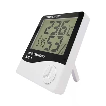 Digitalni mjerač temperature i vlage za unutarnju uporabu, visoka preciznost, pogodan za dječje sobe i sobe za kućne ljubimce, napajan jednim AA baterijom