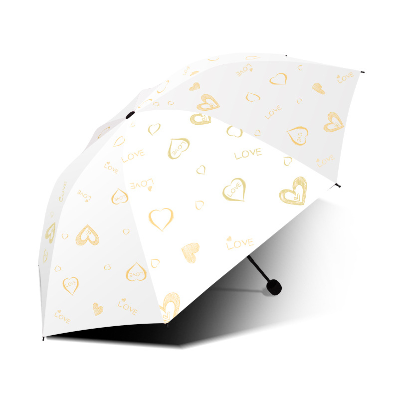 Umbrelă pentru cuplu, design creativ în trend, cadru din oțel cu 8 brațe, deschidere manuală, protecție UV UPF 40+