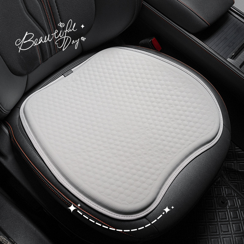 Perna de șezut auto cu gel - monobloc, respirabilă, umplutură gel, suprafață Ice Silk, răcire de vară