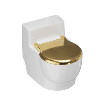 Tabacheră de perete pentru toaletă cu capac, corp din ABS și liner din oțel inoxidabil, spațiu de depozitare, stil luxos discret