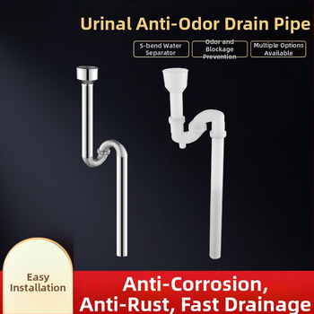 S-krivka odtoková rúra pre moč, stena montáž, model 454, prispôsobenie spracovania, pripojenie na močovú rúru