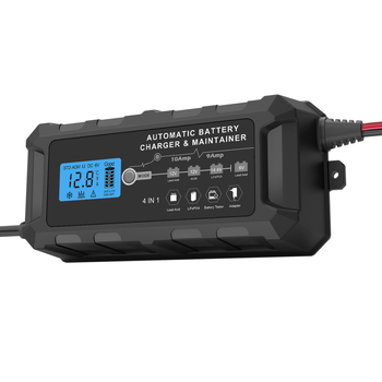 Everpower Pametni punjač baterija za automobile LiFePO4/Li-ion/Lead-Acid, LCD zaslon, izlaz 12V, struja punjenja 10A, ulaz 110-220V AC