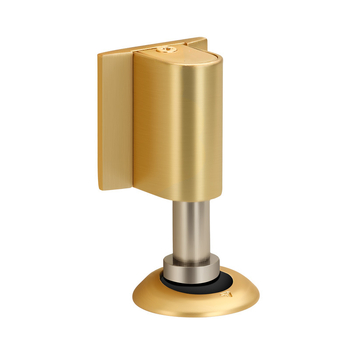 Stop de ușă din aliaj de zinc cu prindere pe podea — magnet dublu, silențios, rezistent la vânt, pentru baie și dormitor