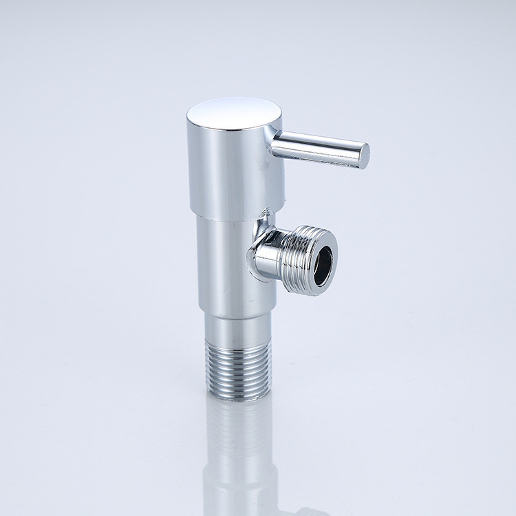 Ventil din oțel inoxidabil electroplacat, model 62-70; instalație în perete; presiune de lucru 1.0 MPa; potrivit pentru bucătărie, baie, balcon și toaletă