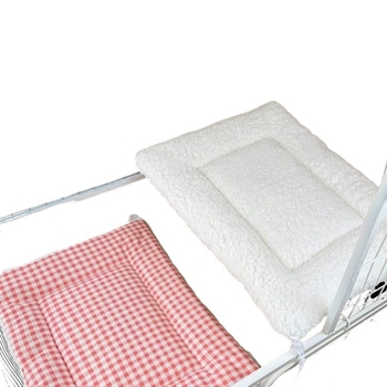 Covoraș pentru platforma cuștii pisicii, universal pentru toate anotimpurile, cu catifea plăcută, pentru animale de companie (Material: Lemn; Categoria produsului: Pernă de șezut; Potrivit pentru câini)