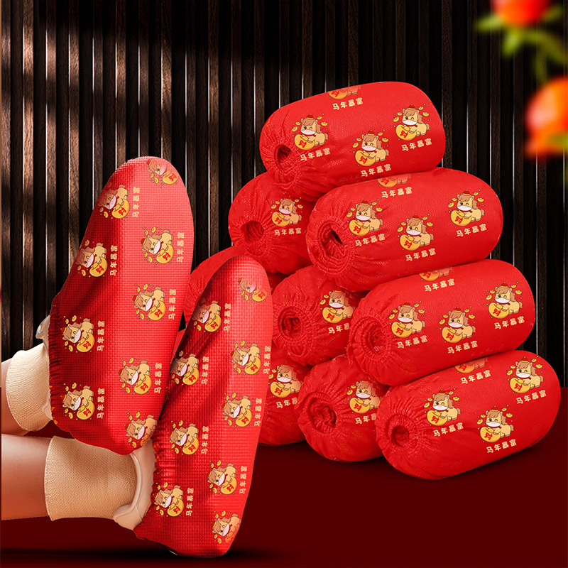 Capace de pantofi de unică folosință din țesătură nețesută, grosime 0,02 mm, funcție: protecție pantofi, non-biodegradabile