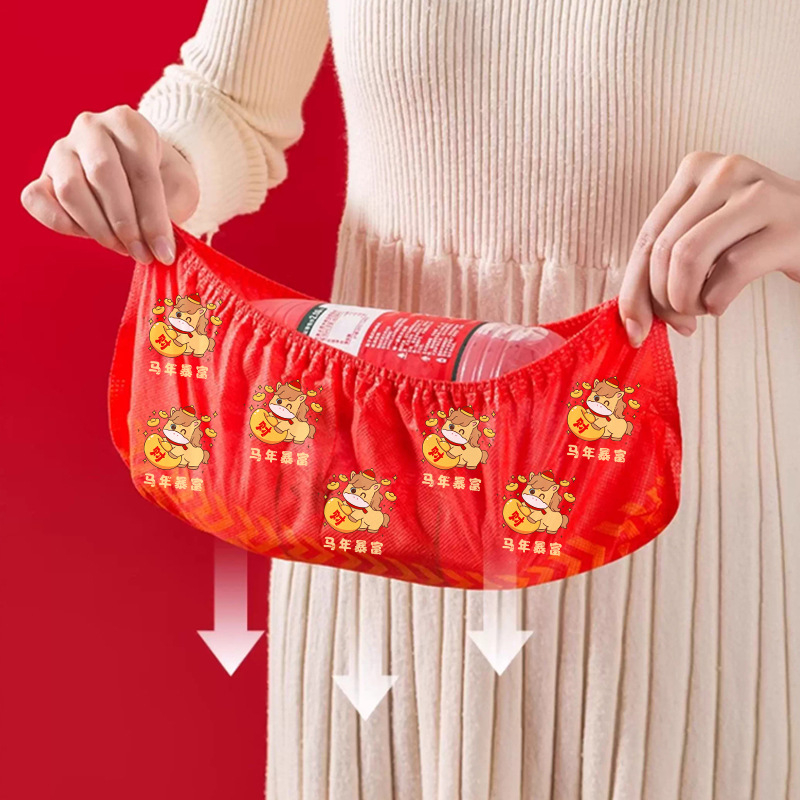 Capace de pantofi de unică folosință din țesătură nețesută, grosime 0,02 mm, funcție: protecție pantofi, non-biodegradabile