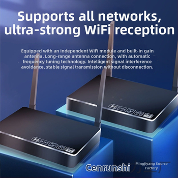 Android TV box s výstupom 4K, Bluetooth a dvojpásmovým Wi-Fi, 128 MB RAM