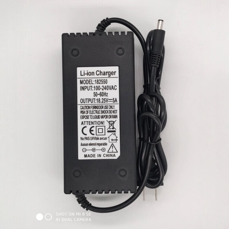 Punjač za LiFePO4 bateriju 5S 32650 – izlaz 18,25V, struja punjenja 3A, ulaz 110–240V, marka Pig boss