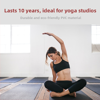 Joga podloga Sufan – PVC visoke gustoće, debljina 6 mm, težina 3,3 kg, jednobojna