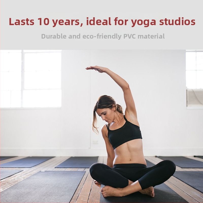 Joga podloga Sufan – PVC visoke gustoće, debljina 6 mm, težina 3,3 kg, jednobojna