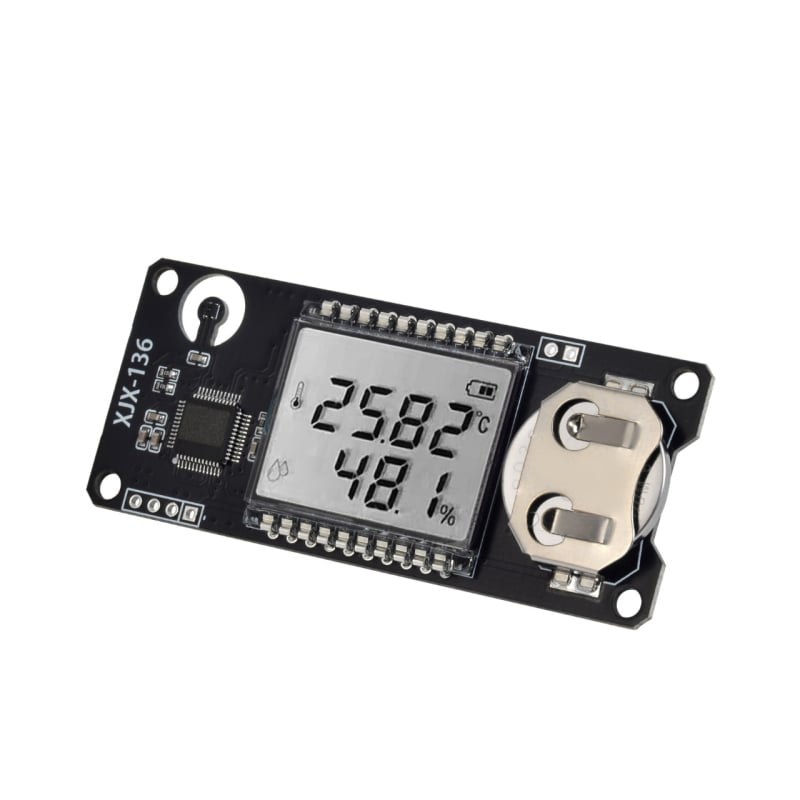 Monitor de temperatură și umiditate pentru incubatorul de papagali — precizie înaltă, calibrare automată, alimentat cu baterie de tip buton