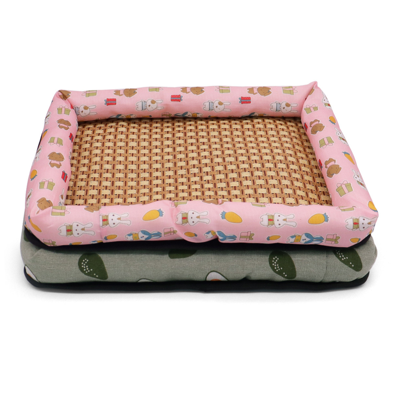 Chuangjie Pernă pentru Animale de Companie din Material Textil – Covoraș răcoritor pentru câini, universal pentru toate sezoanele