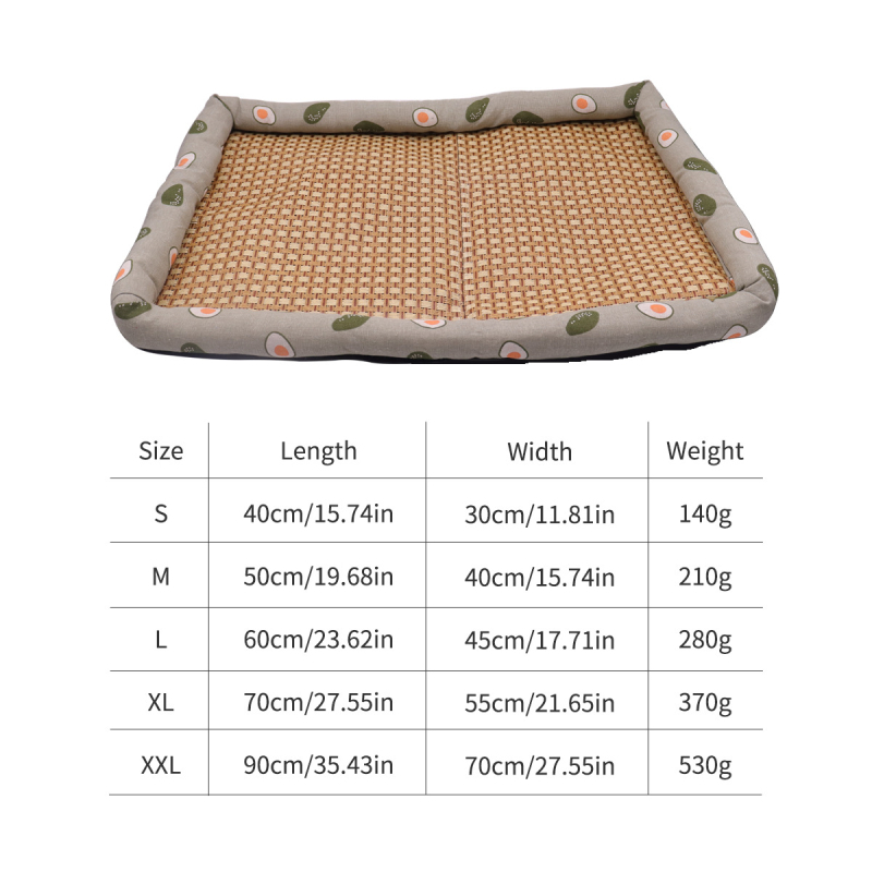 Chuangjie Pernă pentru Animale de Companie din Material Textil – Covoraș răcoritor pentru câini, universal pentru toate sezoanele