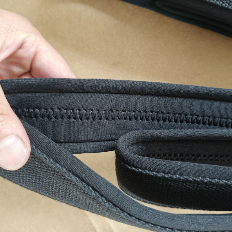 Curea de întindere pentru yoga cu inel dublu, cataramă pentru gleznă și mâner, material poliester-bumbac, brand Yufengfit